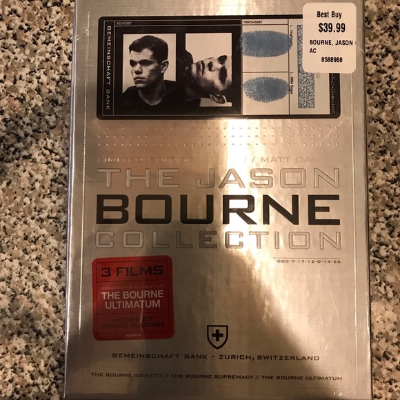 Other - NWT The Bourne Trilogy Other - NWT The Bourne Trilogy